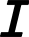 Text italic